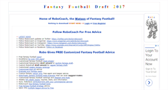 Desktop Screenshot of fantasyfootballdraft.com